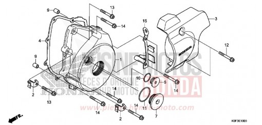 KURBELGEHAEUSEDECKEL, L. Z125MAK de 2019